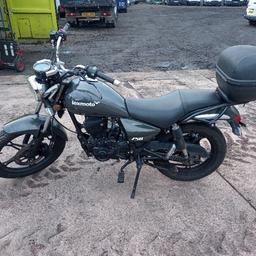 Starts rides stops as it should sale will come with 1 years mot perfect bike for delivery of fast food comes with 2 keys and a helmet in storage unit with my other bikes and it closes at 6 so I need a day's notice to get it out for sale thanks