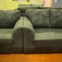 2&1 BYRON SOFA IN BLACK DUNDEE WITH FLORAL PATTERN BACK - £550.00 🌟

To Place your order ring 01709 208200

Made in the UK 🇬🇧 
Foam filled seat cushions 
Fullback cushions 

2 SEATER
WIDTH - 156CM
DEPTH - 88CM
HEIGHT - 68CM
SEAT HEIGHT - 44CM
SEAT DEPTH - 72CM

ARMCHAIR 
WIDTH - 100cm 
DEPTH - 88CM
HEIGHT - 68CM
SEAT HEIGHT - 44CM
SEAT DEPTH - 72CM

B&W BEDS 

Unit 1-2 Parkgate court 
The gateway industrial estate
Parkgate 
Rotherham
S62 6JL 
01709 208200
Website - bwbeds.co.uk 
Facebook - B&W BEDS parkgate Rotherham

Free delivery to anywhere in South Yorkshire Chesterfield and Worksop on orders over £100

Same day delivery available on stock items when ordered before 1pm (excludes sundays)

Shop opening hours - Monday - Friday 10-6PM  Saturday 10-5PM Sunday 11-3pm