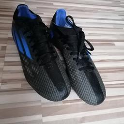 Fussball Schuhe, Adidas, gebraucht, schwarz-blau, nur ein paar mal getragen, Größe 42/ 8,5
Versand innerhalb Österreich +5 Euro