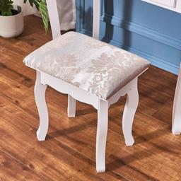 Dressing Table Stool, Padded Bench Chair Makeup Seat White with Rubberwood Legs

the wooden seat Is Slightly Damaged as shown in the pictures 

See Pictures For More Details

Local Delivery Available For Extra Cost Depending On Your Post Code