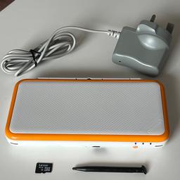 Nintendo 2DS XL white orange
Runs on official firmware. NO CFW.

Includes:
OEM 4GB sd card
Pre-installed games
3rd party charger
3rd party stylus

Has fairly minimal signs of use
Can post or collect
Payment via PayPal, BT, or COD. 

Can swap for Switch OLED or PS Portal 👍

No time wasters or scammers 