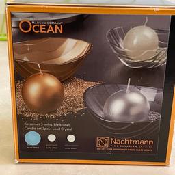 Verkaufe neues 3-teiliges Kerzenset:

Marke NACHTMANN OCEAN
Farbe gold
1 x Schale, 1 x Kugelkerze, 1 x Steine
unbenützt in Originalverpackung
NEU!

Nichtraucher Haushalt!

Keine Garantie, Gewährleistung und Rücknahme da Privatverkauf.