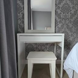Vanity station consisting of micke desk, ingolf stool and toftbyn mirror from Ikea
Collection only from smoke/pet free home in Blaydon, would like gone as soon as possible