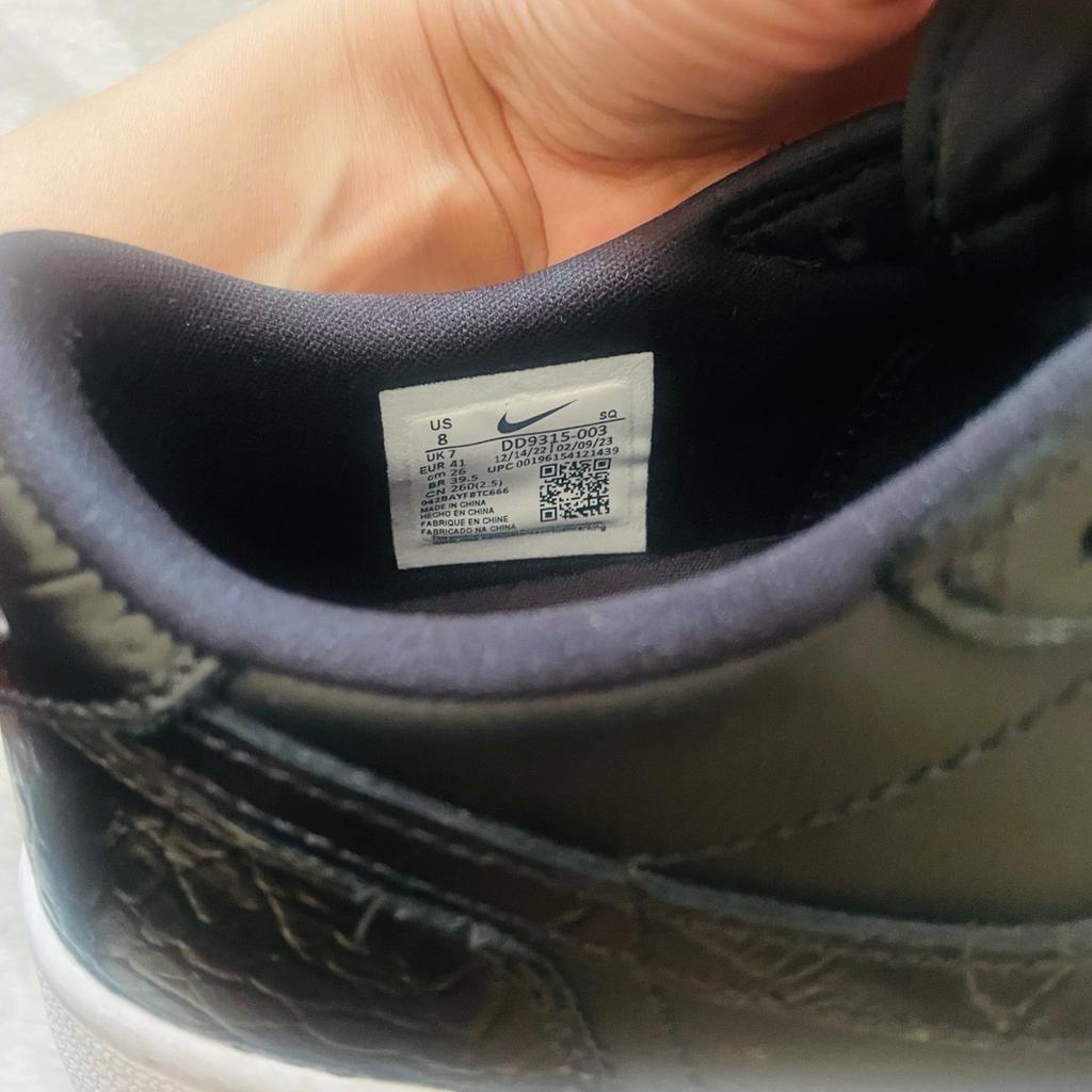 - Marke: Nike Jordan
- Kaufdatum: 06.02.2024
- Rechnung vorhanden
- Farbe: schwarz weiß
- Größe: 41
- zwei Wochen getragen
- für mehr Infos/Bilder gerne anfragen
- Such dir 5 Kleidungsstücke aus und das teuerste bekommst du umsonst :)