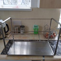 used but in good condition. IKEA sink drainer.   grab a Bargain only £4.00