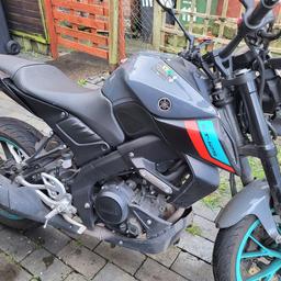Yamaha MT 125 Cyan Storm 2022 , Low mileage 5910 almost pristine.
see Pictures.