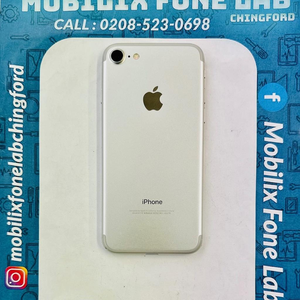 Apple iPhone 7 Unlocked 32GB Silver White Battery Health 100% Good Working Condition

Brand: Apple

Model: iPhone 7

Storage: 32GB

Color: Silver White

Condition: Good

Battery Health: 100%

Network status: Unlocked

Operating system: Latest iOS

NO POSTAGE AVAILABLE, ONLY COLLECTION!

Any Questions....!!!!
***
Please Feel Free To Contact us @
0208 - 523 0698
10:30 am to 7:00 pm (Monday - Friday)
11:00 am to 5:30 pm (Saturday)

Mobilix Fone Lab Chingford
67 Chingford Mount Road,
Chingford , London E4 8LU