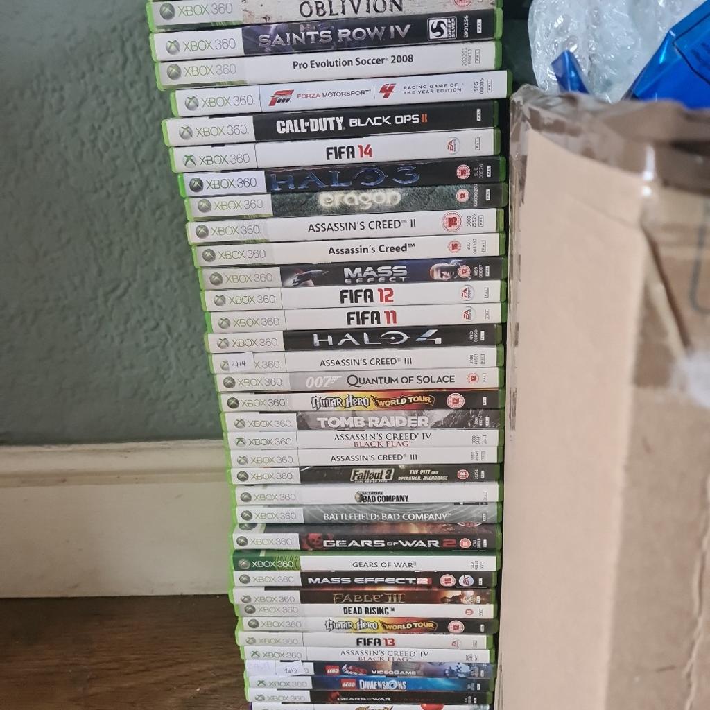 32 xbox360 games all In good cndition see picture. to many to list £2.00each or £50 for the lot