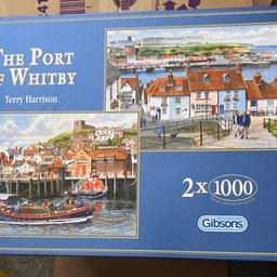Gibson - 2 x 1000 piece jigsaw puzzles
All in one box

The Port of Whitby

Collection Tamworth B77 2TU
by big Morrisons

All money going to a good cause
Selling LOTS of puzzles please look at all my listings

Thank you