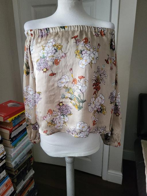 Buy & Sell West Midlands Sandwell - Photos for Only Beige Floral Gypsy Top Size 12