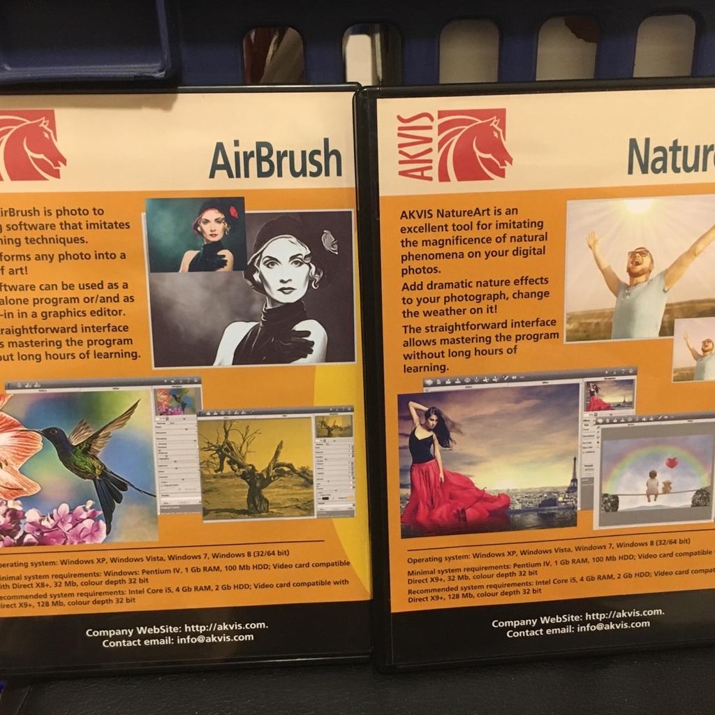 Art software - nature art, Airbrush, Decorator, Charcoal - Business editions - x4 CD ROM - excellent condition

Collection or postage

PayPal - Bank Transfer - Shpock wallet

Any questions please ask. Thanks