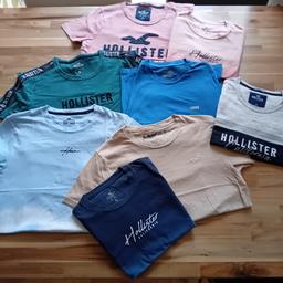 holister and vans tee shirts, XS all very good condition with little wear.