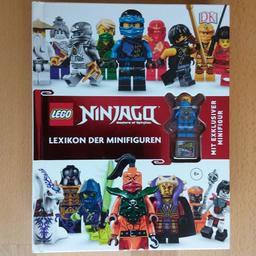 Lego Ninjago
Großes Lexikon der Mjnifiguren
mit Legofigur
Legofigur wurde schon einmal rausgenommen, siehe Foto, Buchseiten aber ansonsten in Top Zustand!