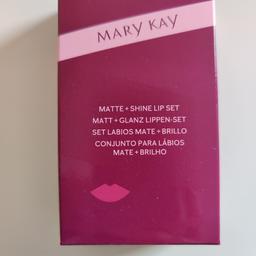 Ich verkaufe hier das Lippenset Matte + Shine Lip Set - Rose Pink der Marke Mary Kay®

Neu, original verpackt und unbenutzt.

Abholung in Köln Zollstock oder Versand gegen Aufpreis möglich.

Privatverkauf, keine Rücknahme oder Garantie.