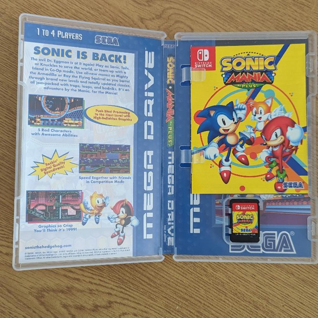 Sonic Mania Plus for Nintendo Switch. Everything in great condition. Includes art book. Collection only. £15