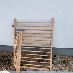 Treppenschutzgitter für Treppen mit Geländer. Bsp.-Bild im Anhang.