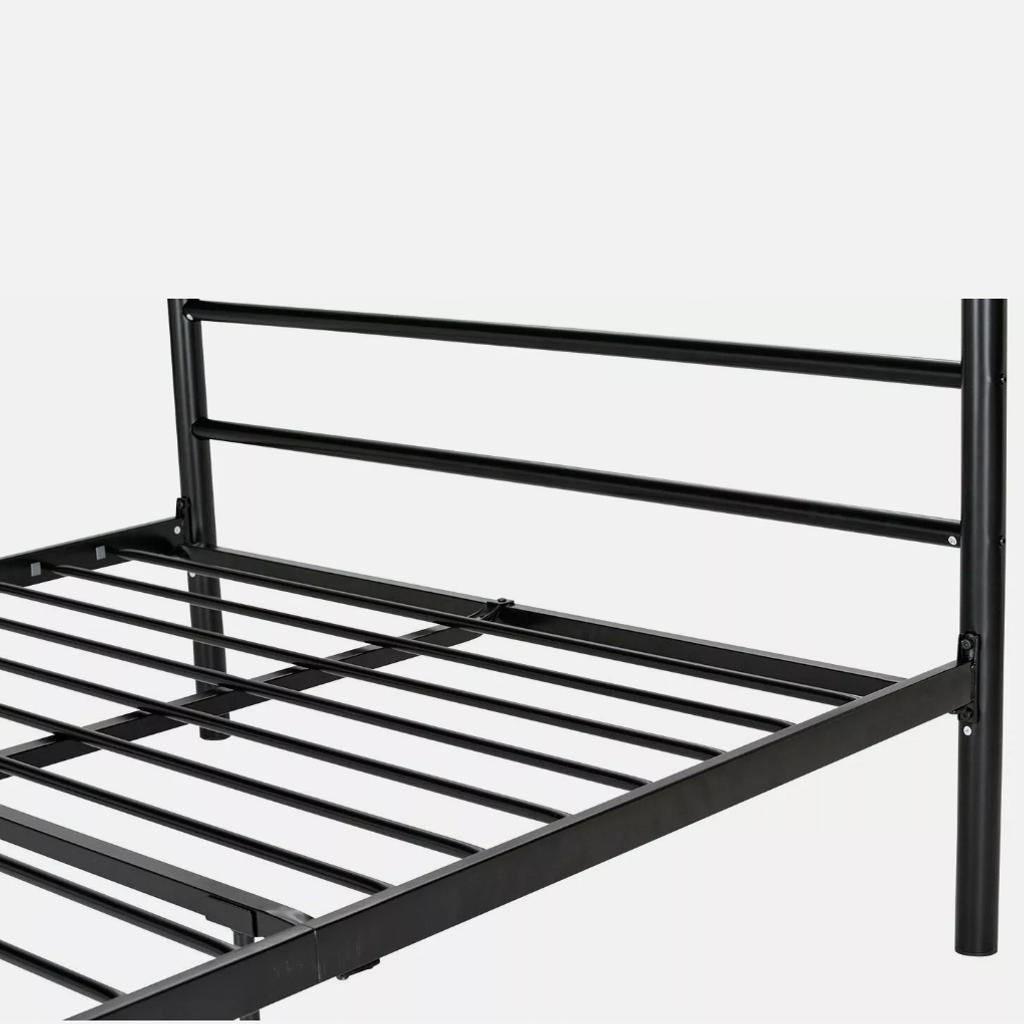 🔹️Avalon King size bed frame-black

🔹️New

🔹️Size W165.5, L213.2, H104cm

🔹️30cm clearance between floor and underside of bed

❗Bed frame only, mattress not included❗