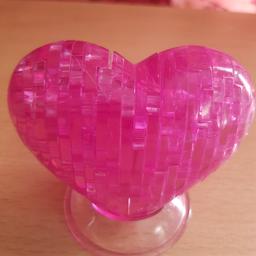 Crystal heart puzzle (plastic)
Been completed
Collection only from Huthwaite
Sorry can't post