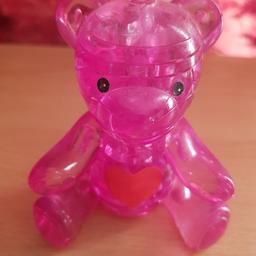 Crystal Teddy Bear puzzle (plastic)
Been completed
Collection only from Huthwaite
Sorry can't post