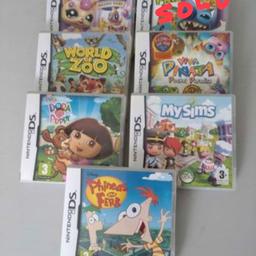 Bundle of Nintendo DS games. Great condition. All reset. All have instruction booklets. Can sell separately £5 each.