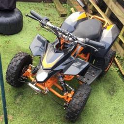 36v electric quadbike really good condition was told it needed new batteries but can't be sure only selling due to I'll health 75 ono