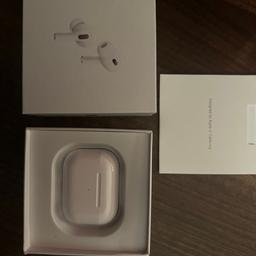 Airpods Pro 2 new and never used, they come with the charger and tips.