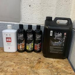 All 3 little auto finesse polishes full, 5l dressle 3/4 full and super resin polish mostly full
No silly offers