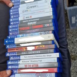 Verkaufe gebrauchte PS4 Spiele pro Spiel 5€ Fixpreis
