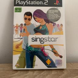 Ich verkaufe das PlayStation 2 Spiel SingStar.
Das Spiel ist voll funktionsfähig, kaum Kratzer, und mit Beschreibung.