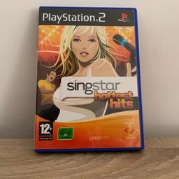 Ich verkaufe das PlayStation 2 Spiel SingStar PS2 Spiel SingStar Hottest Hits.
Das Spiel ist voll funktionsfähig, ohne Kratzern, und mit Beschreibung.