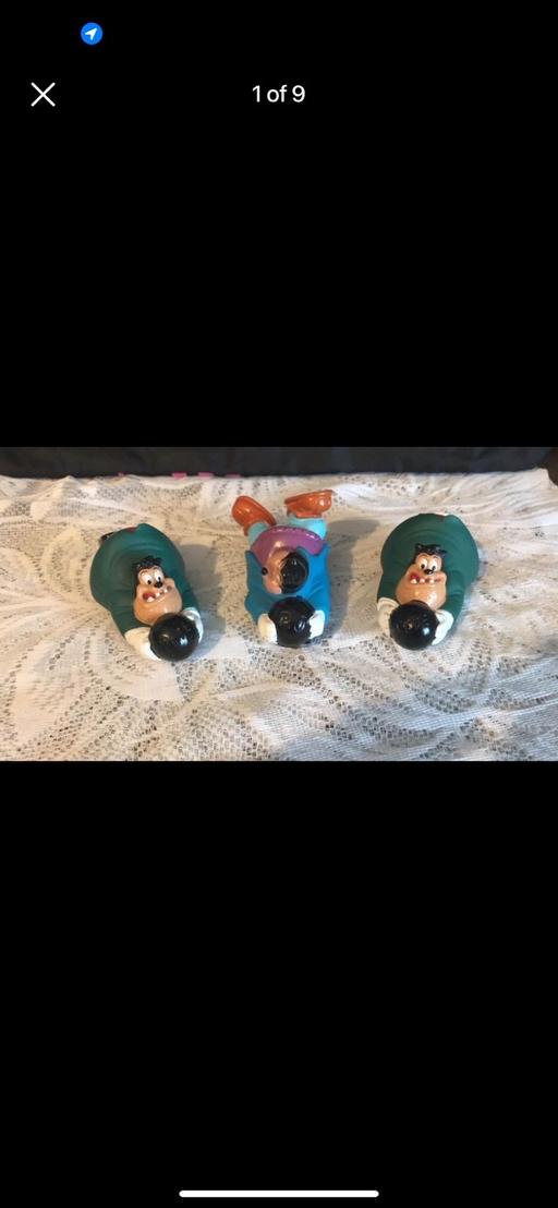 Buy & Sell Gloucestershire South Gloucestershire - Photos for 3 x Vintage Goofy movie bowling figure toys