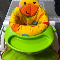 Fisher price low baby chair with removable tray excellent condition
