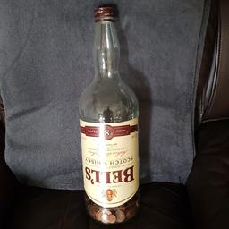 old bells bottle 4.5 litre ideal for coin collecting thats what i use it for