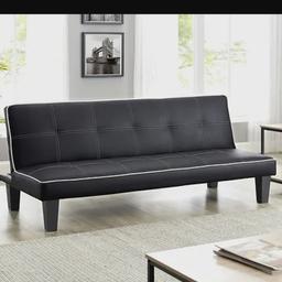 This stylish black faux leather sofa bed is brand new still in the box unopened so grab a bargain for less than half the retail price. RRP £249 my best price £100. Collection only from B29 😊 please check out the photos for any information about the item 👍 also please check out my other items there's more bargains to be had 👍
