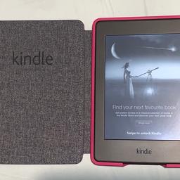 Amazing Kindle Paperwhite 7th gen (2015).

Hardly used and in very good condition.

Comes with original Amazon case in fuchsia colour (slight marking on back of case - see images).

Collection from SW14 (East Sheen).

Any questions please ask.