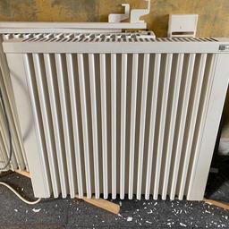 Two Aeroflow electric radiators by electrorad. These are German manufactured rads and retail at £400 each new. They are wall mountable and come with brackets. Been mounted for just under four years but only used for two. One of the top covers has had the end cut as it was against a wall as seen in last picture but it doesn’t affect the use or look of it. 
£300 for the pair can sell separately at £175 each
Collect from Rainham Essex