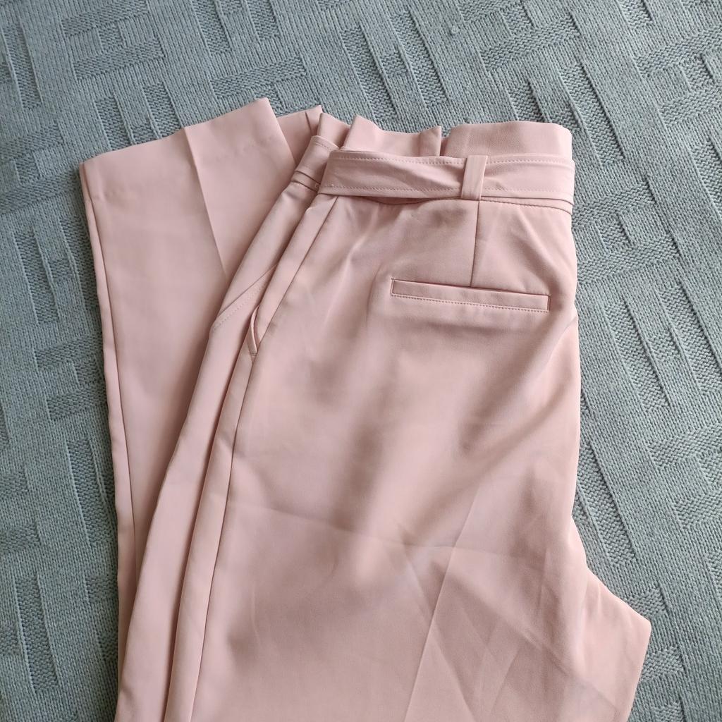 pink New look trousers size 14. selling due to weight loss. collect from Tipton dy4