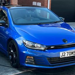 This stunning example of a Volkswagen Scirocco has been in my ownership for 2 years and 7 months; it’s has never put a foot wrong in that time. The DSG automatic gearbox is smooth and the car really does drive perfect. I currently have lowering springs of 30mm front and 35mm rear fitted, both purchased from Eibach online, aswell as black badges both front and back.  I also have sprayed the brake callipers yellow myself which works very well with the metallic blue body. I do have wheel spacers I never got around to fitting of 12mm x2 and 15mm x2 (purchased for £180) these can be included in the sale. 

Features of this car include:
* Rubber Scirocco car mats both driver and passenger
* Rubber Scirocco boot liner
* Launch Control
* Cruise Control
* Heated seats, both passenger and driver
* Leather interior
* 184 bhp version

2 previous owners: 
VW Showroom car > Owner 1 > Me.

This car has been very well maintained, from a no pet and none smoking home. Reason for sale is wanting a 5 door