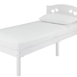 🔹️Habitat Mia single bed frame

🔹️New, flat pack 

🔹️Size L195.3cm,  W96.3,  D82.2cm 

🔹️Maximum user weight 120kg

❗Mattress not included ❗