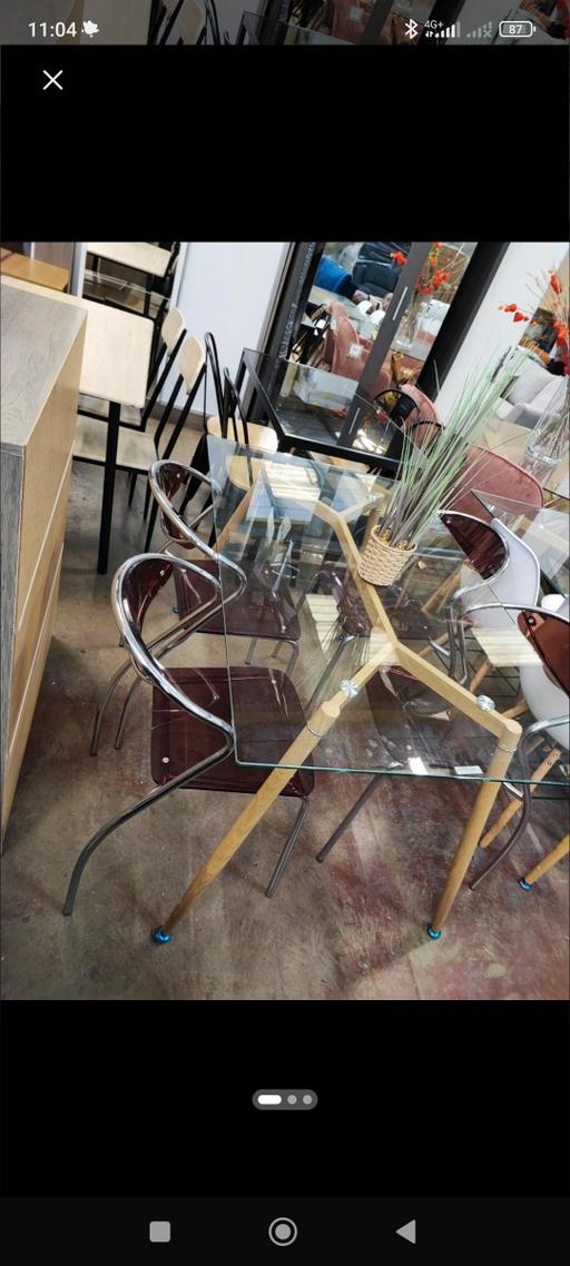 Buy & Sell South East London Kidbrooke - South East London - Photos for BEAUTIFUL GLASS DINING SET