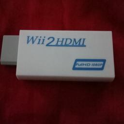 wii to hdmi adapter

£10 postage is available cash on collection or bank transfer

i don't accept PayPal