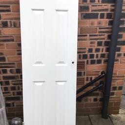 6 panel grained internal door size 24” x77 1/2 good condition