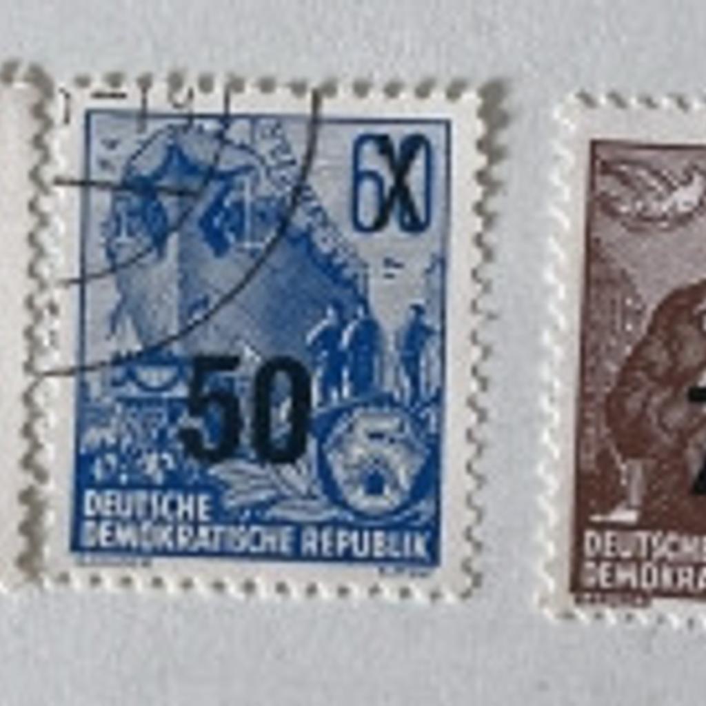 Zum Verkauf stehen 5 DDR Briefmarken Fünfjahresplan mit Überdruck Gestempelt. Der Verkauf erfolgt unter Ausschluss jeglicher Gewährleistung Privatverkauf keine Rücknahme, keine Garantie und kein Umtausch. Für den Versand sind 2,10 € extra zu bezahlen.