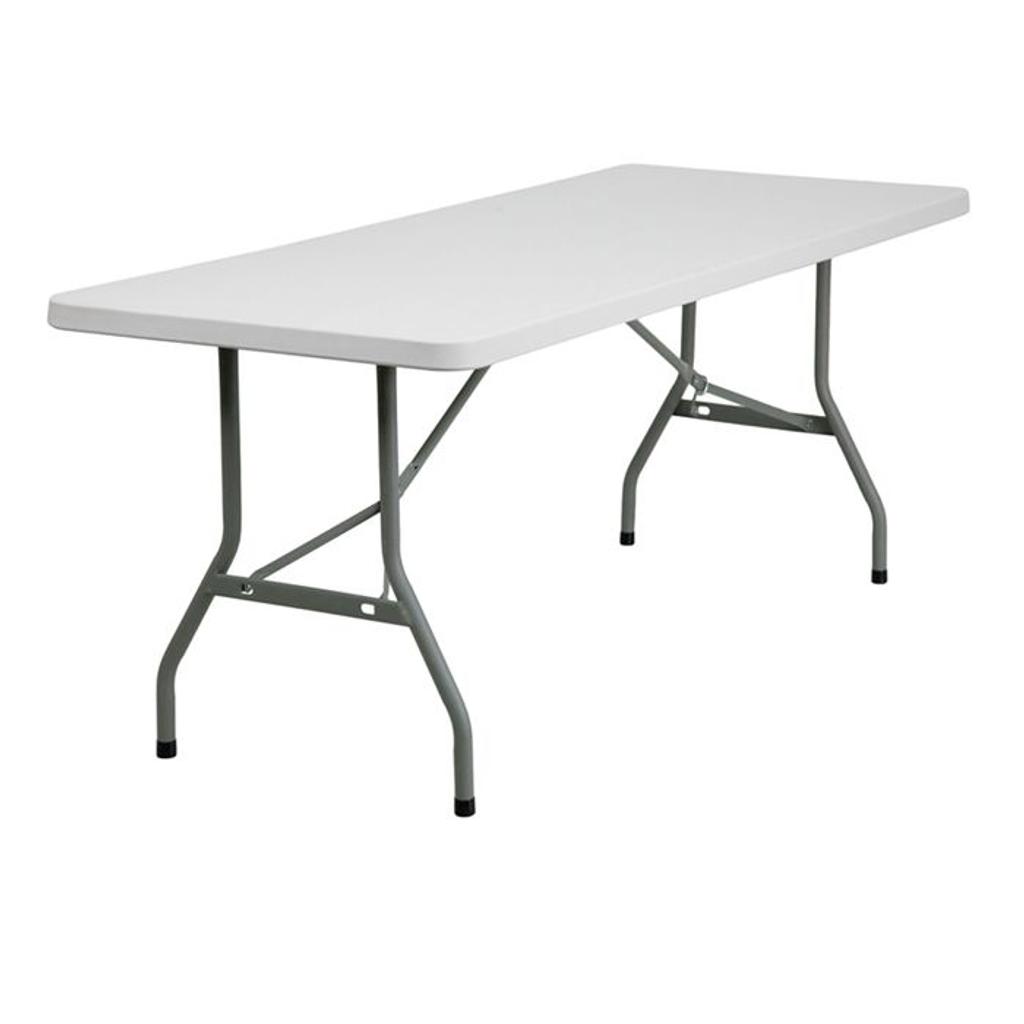 Please note collection is from Unit four gym Phillips Street B6 4pt Aston.
Delivery can be arranged for a small fee depending on your location

Brand new boxed. 6ft Folding Table.
Think of the ways you can use our Folding Multi-Purpose Table in your home. For family and friends get-togethers, celebrations, and parties, it's the ideal extra table to sit at or serve food on, both indoors and outside. Plus, it folds away afterward to save space.

It has a hardwearing HDPE top that’s smart enough as a buffet table at a formal function. The rigid metal legs are powder-coated for extra protection. Plus, the cross-braces make it super sturdy and strong enough to be used as a workshop storage bench and for car boot sales.

Size (W) 180cm (D) 74cm (H) 74cm
07988976133 my contact number
