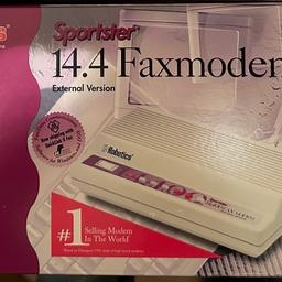 US Robotics Sportster 14,400 Fax Modem

Collectors item in mint condition, boxed