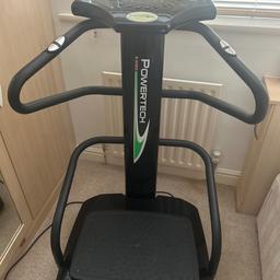 Power tech Body shaper £350+ new
Very good used condition
Has pulse rate monitors, 70 speed settings, 3 built in programmes, built in timer.
Helped me shed my pounds for a wedding in no time!
Unfortunately no longer have room for it
From a clean home, smoke & pet free