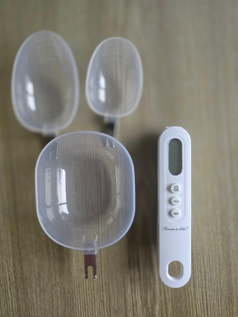 DONGTATA Digitaler Messlöffel 800g/1g | Küchenwaage Mit Griff Für Gewürze & Tierfutter