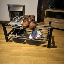 Shoe rack, excellent condition

Free delivery if local