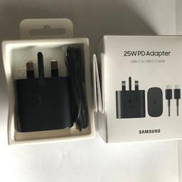 Samsung 25W Fast Charging Power Adapter with USB-C cable Black

Box opened and used once to test, nearly new.