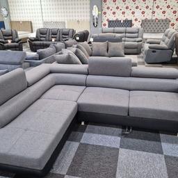 *ANTON SOFA BED* 
The Anton large corner unit incorporates both comfortability and practicality to offer you the ultimate sofa bed. 
This stylish, contemporary corner sofa bed also comes complete with storage space and adjustable headrests. 
This spacious corner sofa is perfect for large families or even couples and individuals 
that just like stretching out on the sofa!
Available in black/GRey

DIMENSIONS
Length: 205cm
Depth: 95cm
Height: 95cm
Practical, Stylish and Modern!

HIGHLIGHTS
✓ Sofabed Conversion
✓ Adjustable Headrests
✓ Under-seat Storage
✓ Foam-filled Cushions
✓ Soft Polyseter Upholstery
✓ Solid Wood Frame 


Contact me on my business whatsapp for more information 
(07404)(654449)